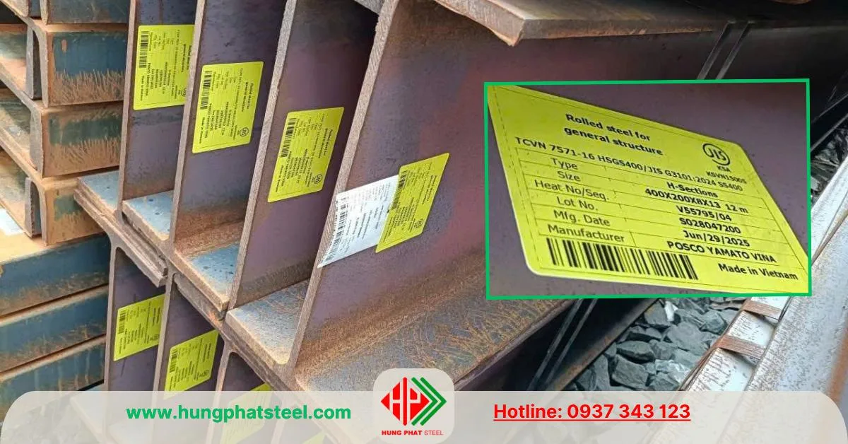 Thép hình i400x200 Posco