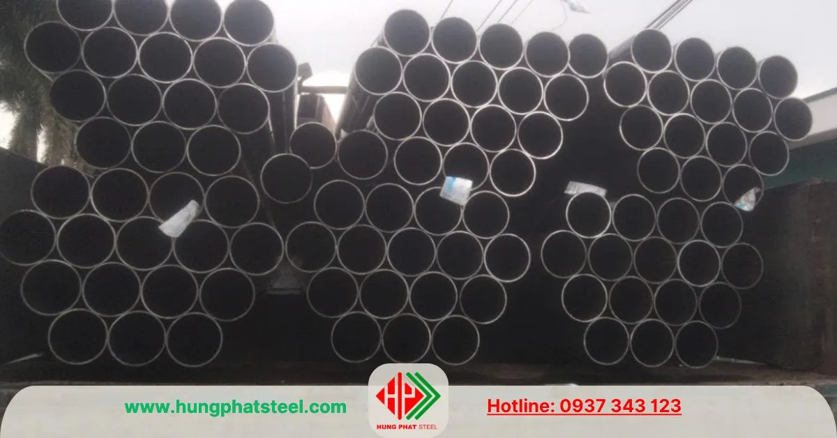 Thép ống đen phi 141 Hòa Phát