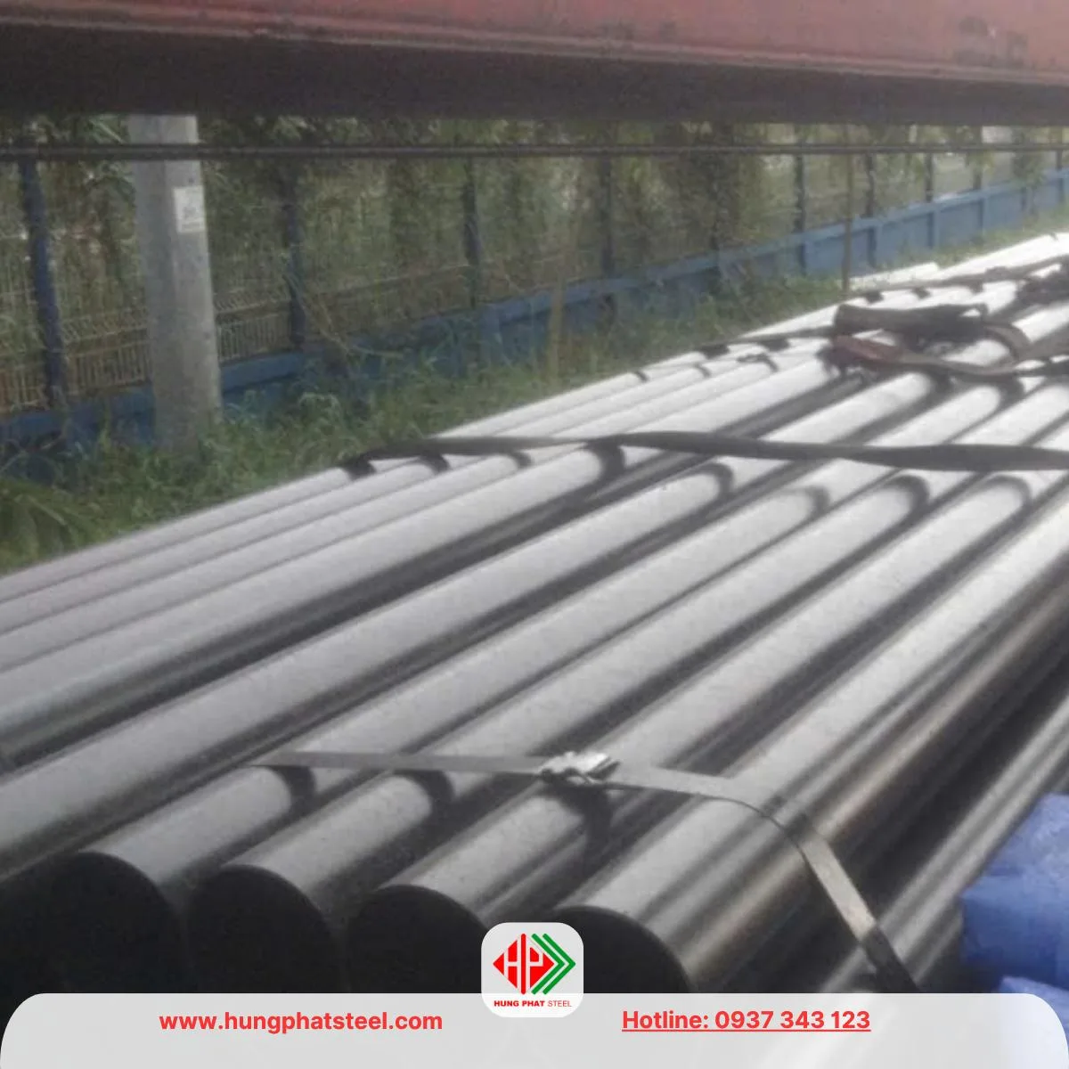 Thép ống đen phi 141 Hòa Phát