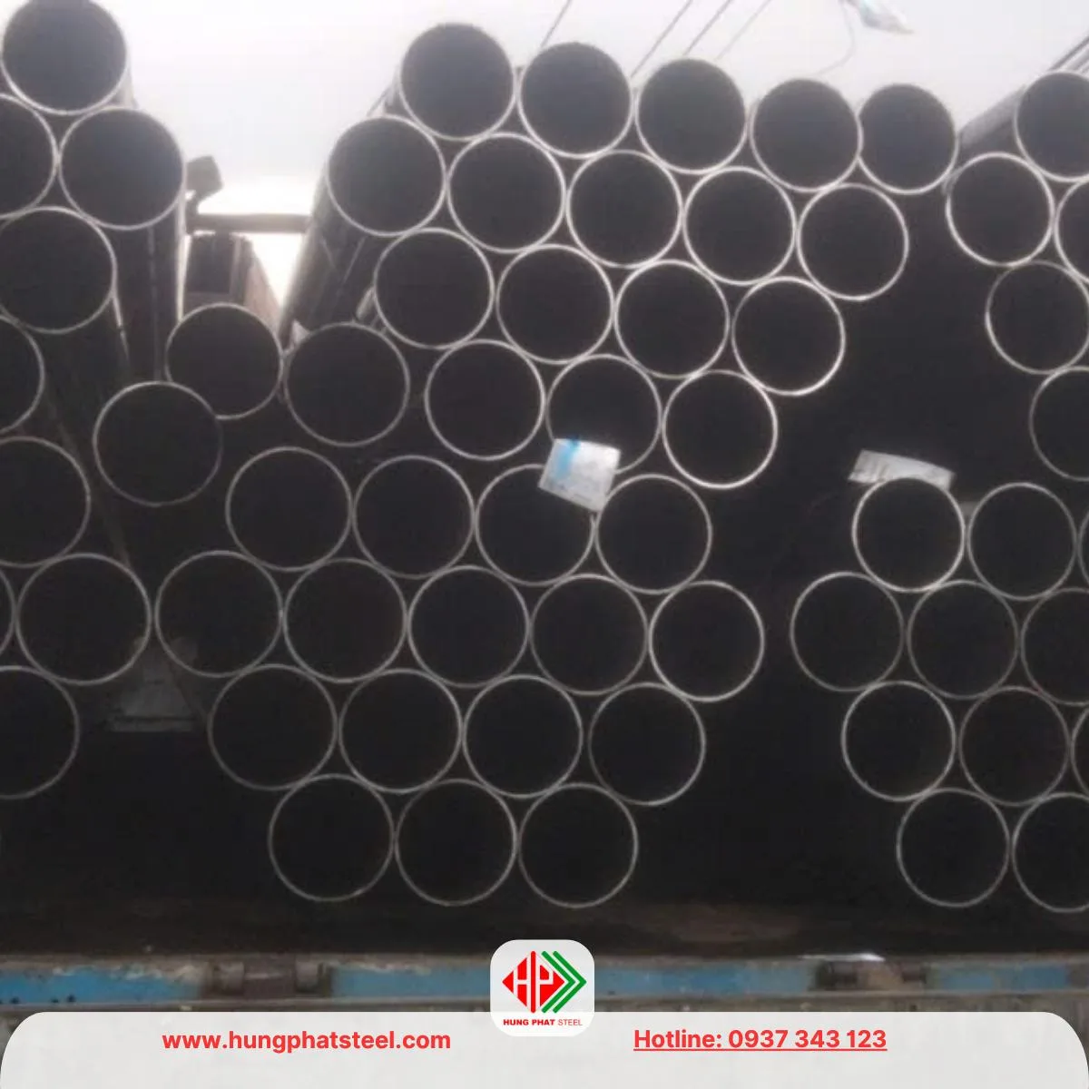 Thép ống đen phi 141 Hòa Phát