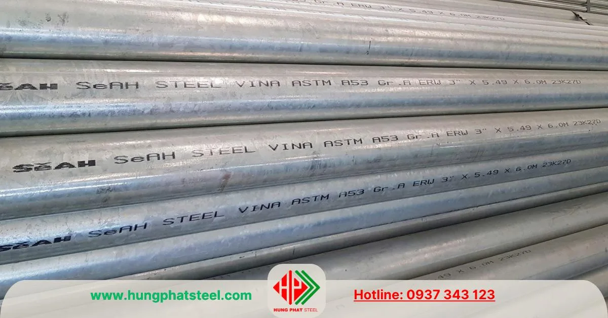 Thép ống kẽm SeAH (ống hàn)