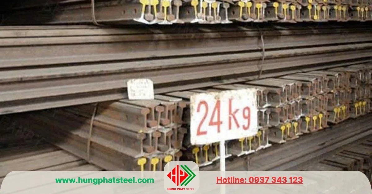 Thép ray P24 (24kg)