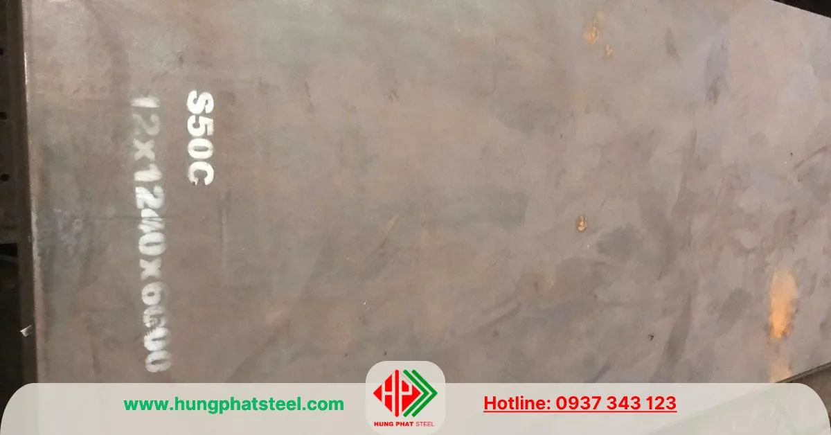 Thép tấm 12ly mác thép S50C