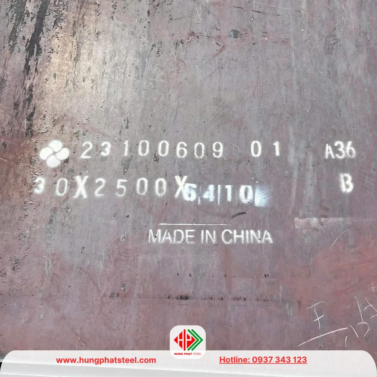 Thép tấm 30ly mác thép A36 nhập khẩu TQ