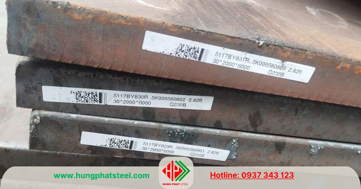 Thép tấm 30ly mác thép Q235