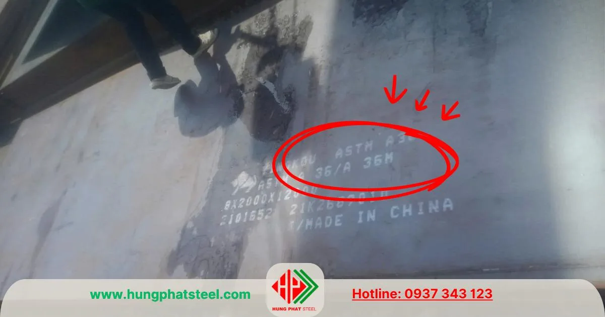 Thép tấm A36 nhập TQ