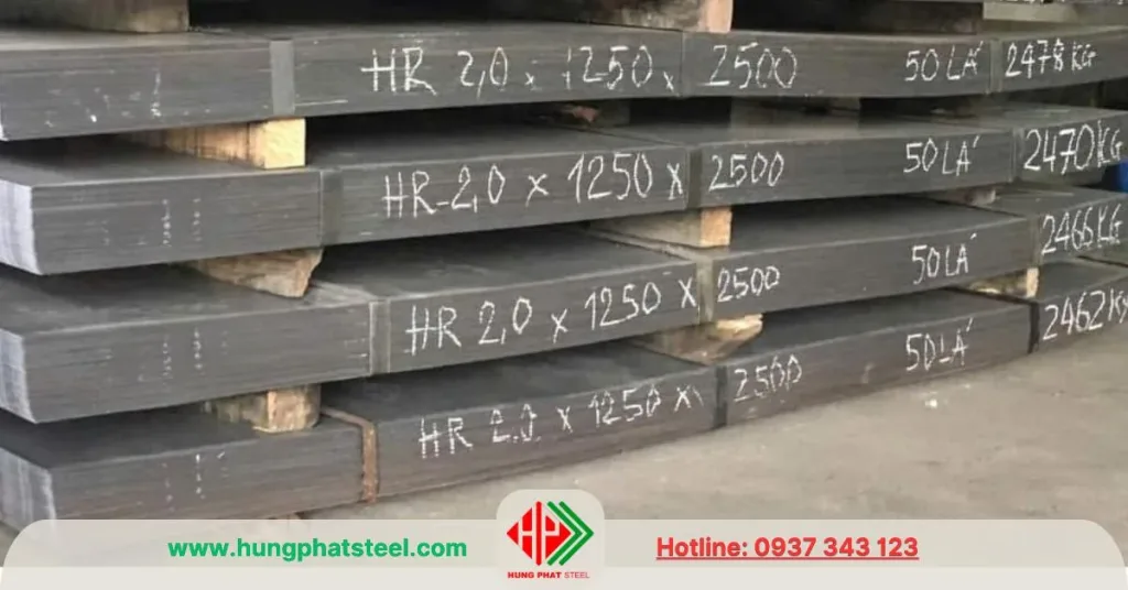 Thép tấm HR 2.0mm