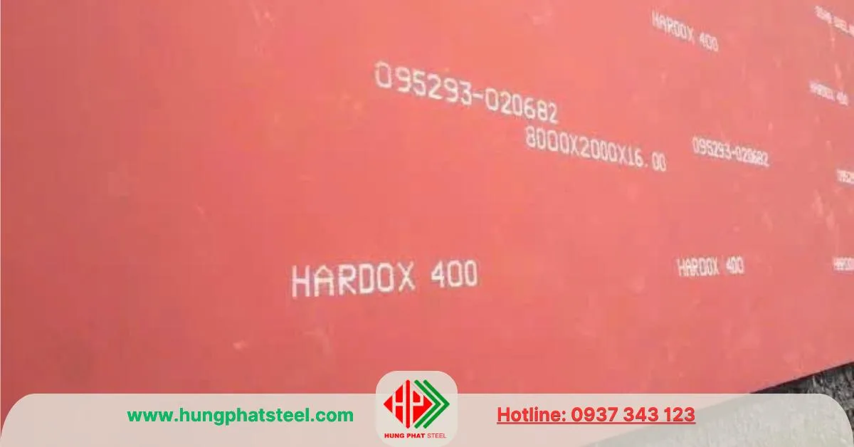Thép tấm Hardox 400