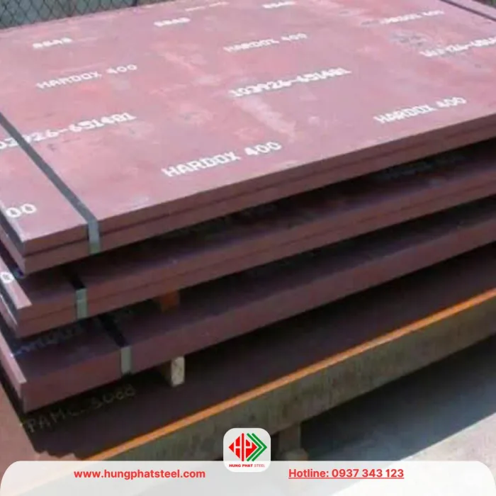 Thép tấm Hardox 400