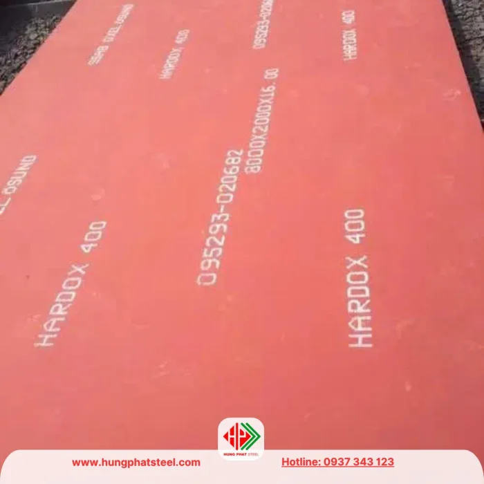 Thép tấm Hardox 400