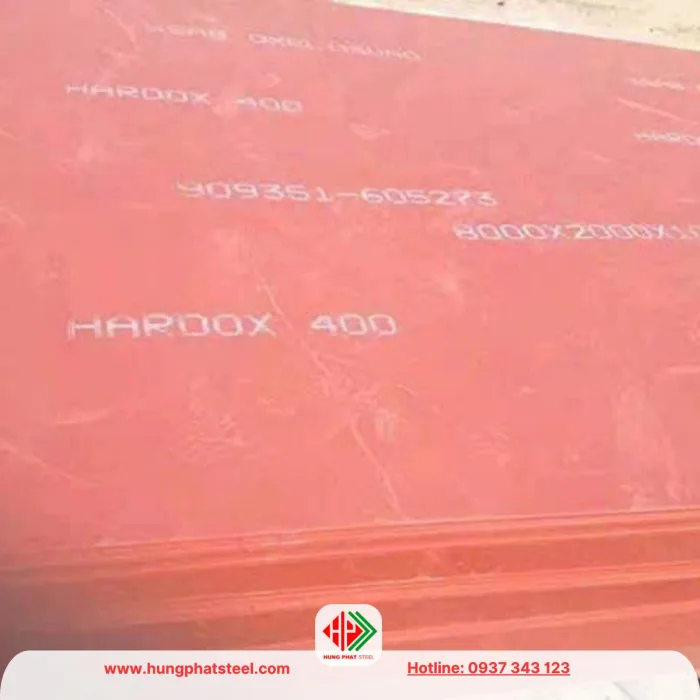 Thép tấm Hardox 400
