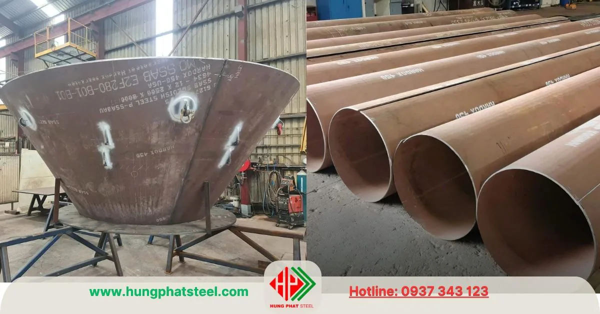 Thép tấm Hardox 450