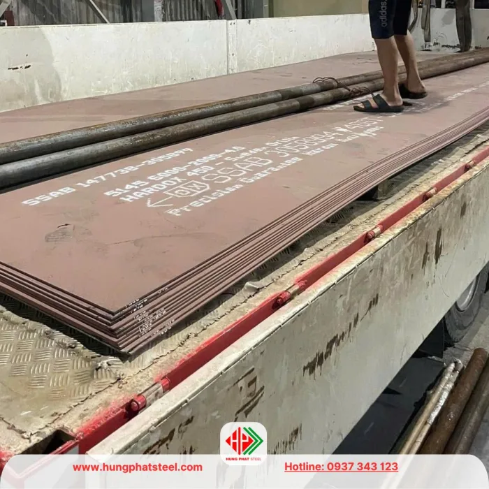 Thép tấm Hardox 450