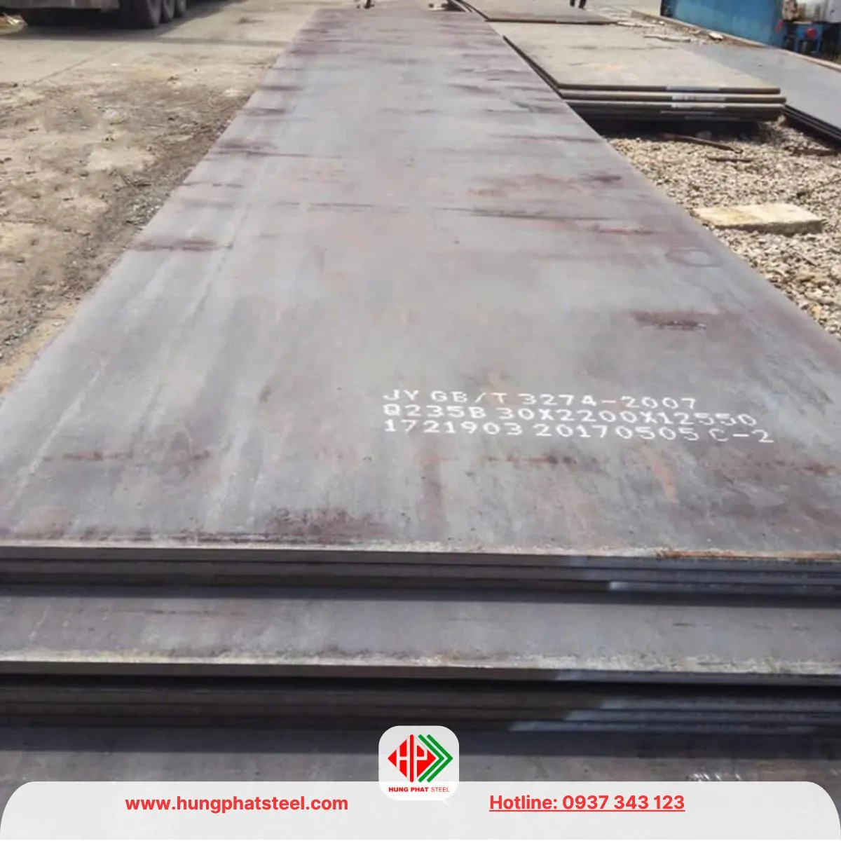 Thép tấm Q235 dày 30ly
