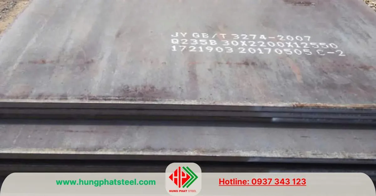 Thép tấm Q235 dày 30ly