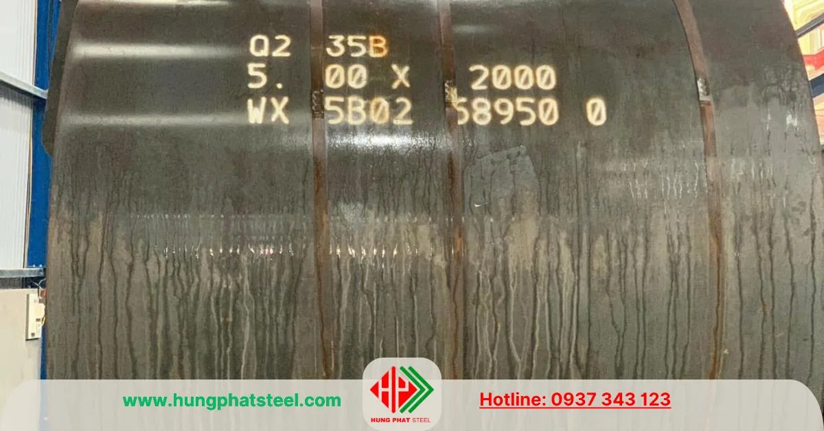 Thép tấm Q235 dày 5ly (5mm)