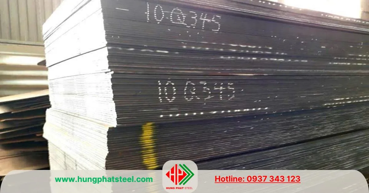 Thép tấm Q345 dày 10ly