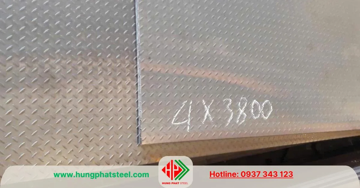 Thép tấm gân 4ly