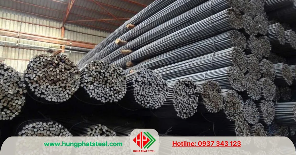 Thép tròn đặc phi 22 (láp D22)