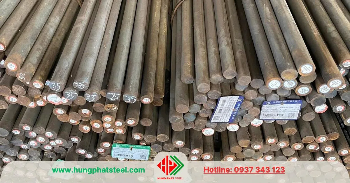 Thép tròn đặc phi 35