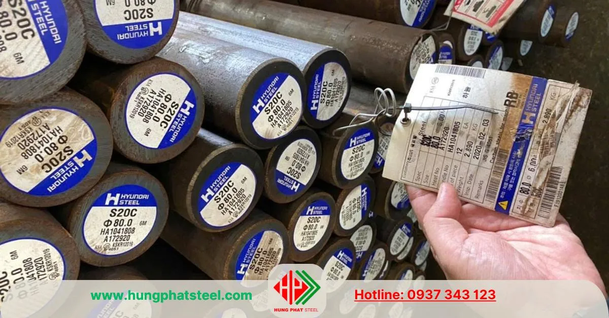 Thép tròn đặc phi 80 (láp đặc D80)