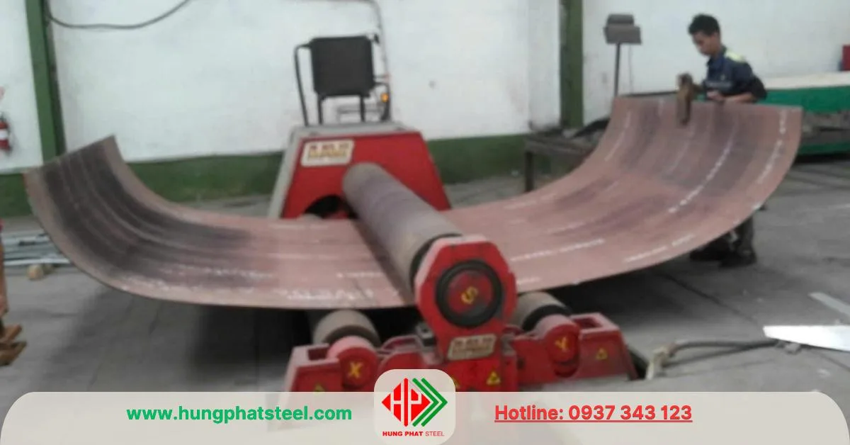 Uốn cong tấm Hardox 400