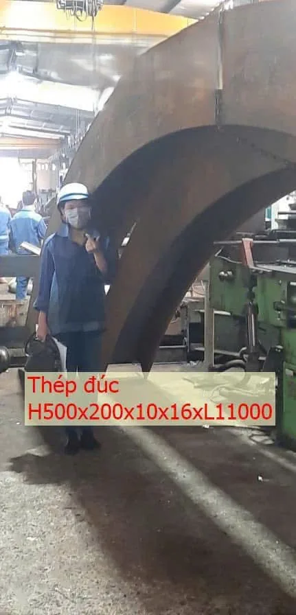 Uốn thép hình H500
