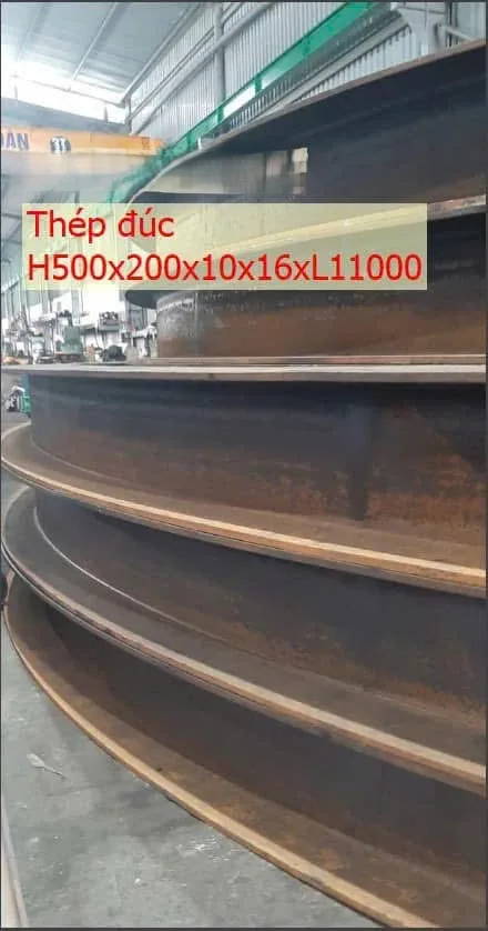 Uốn thép hình H500