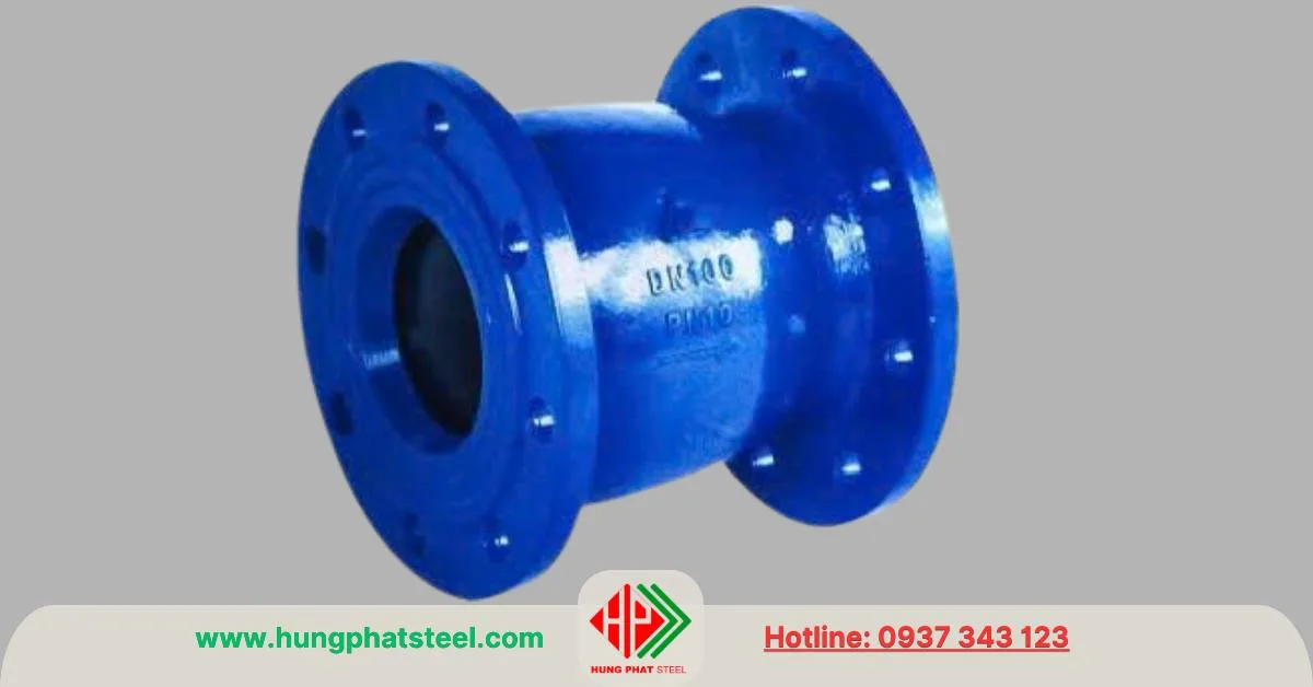 Van một chiều lò xo gang mặt bích (Spring check valve)