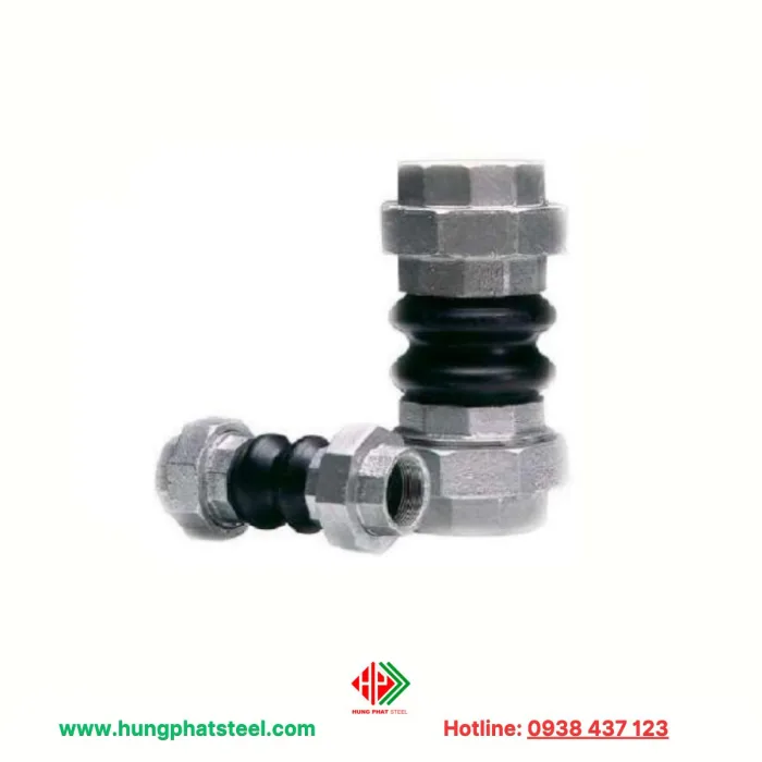 Khớp nối mềm cao su ren ngoài PN10/16