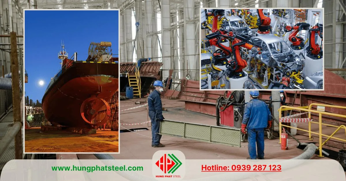 Các ngành sản xuất sử dụng sản phẩm này