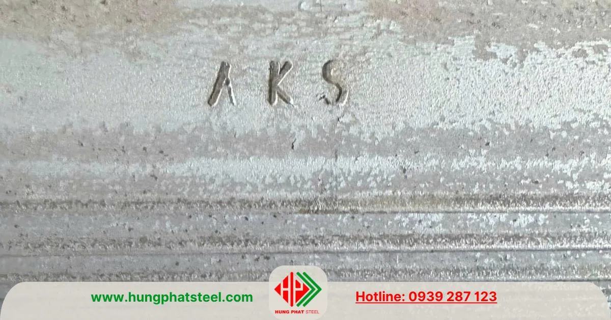 Logo nhận biết hàng An Khánh Steel
