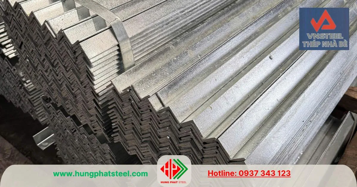 Mạ kẽm nhúng nóng thép V40 Nhà Bè theo yêu cầu