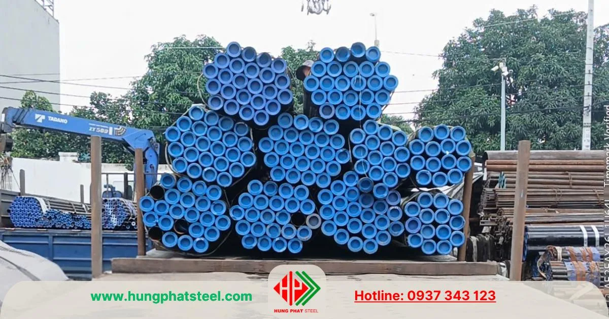 Ống thép đúc D114 sẵn kho Thép Hùng Phát