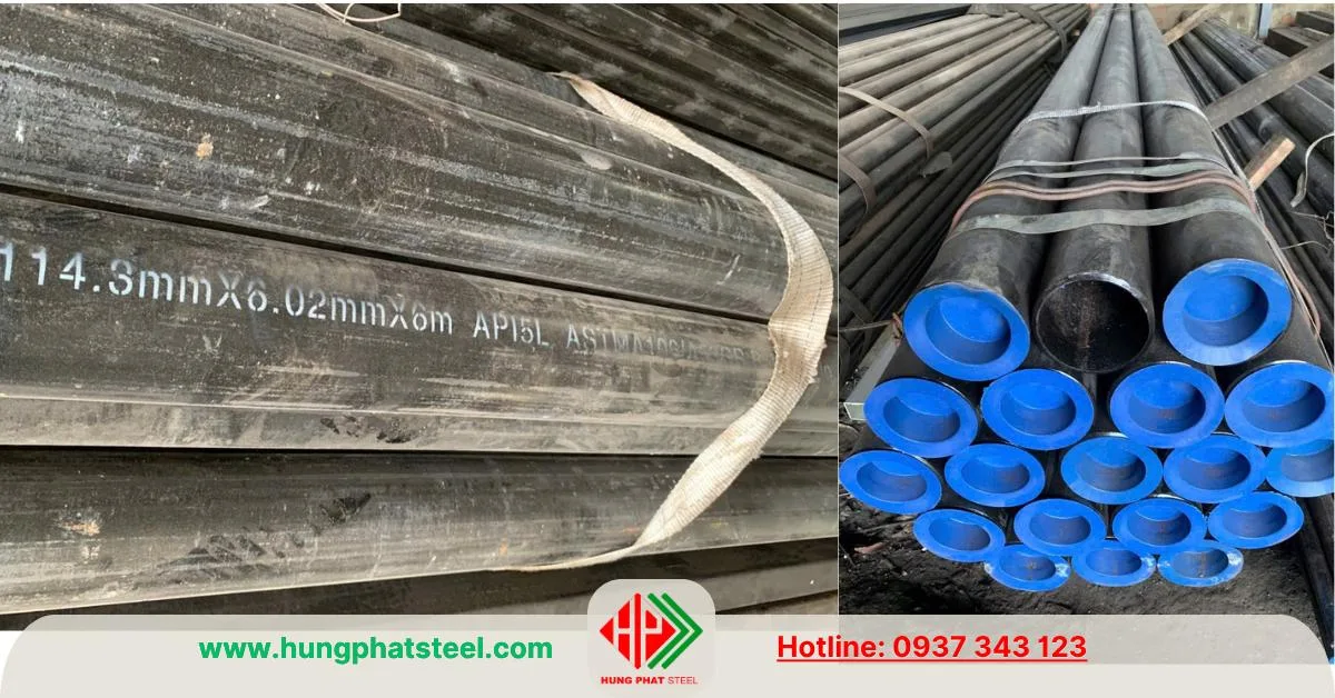 Ống thép đúc phi 141 DN125
