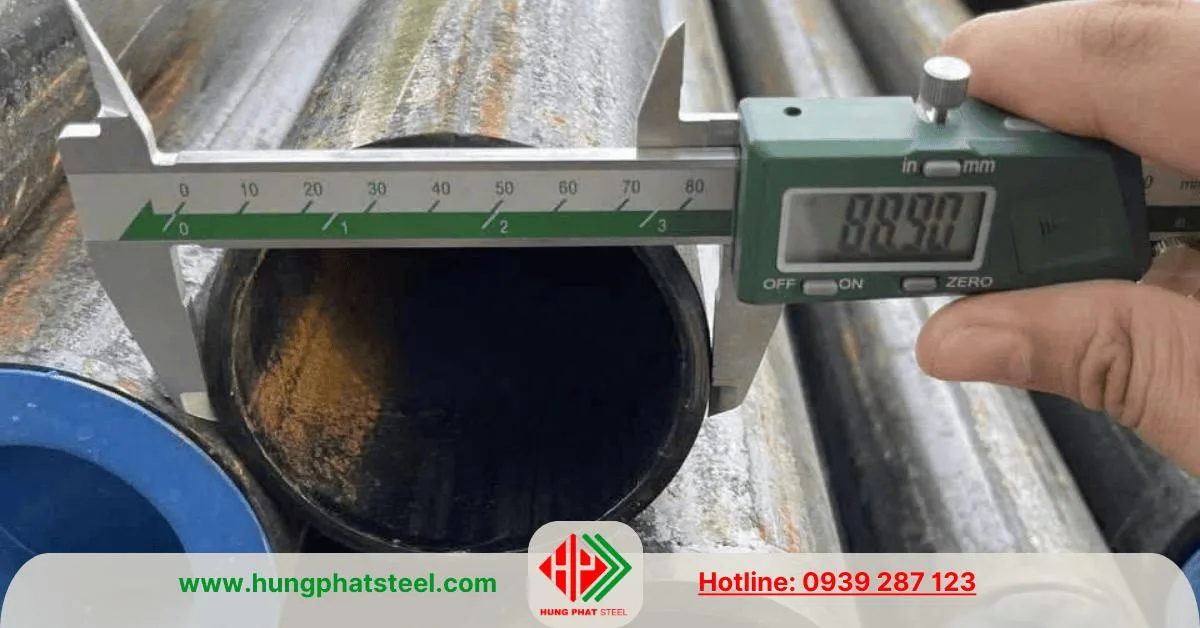 Ống thép đúc phi 90 (OD88.9 DN80)