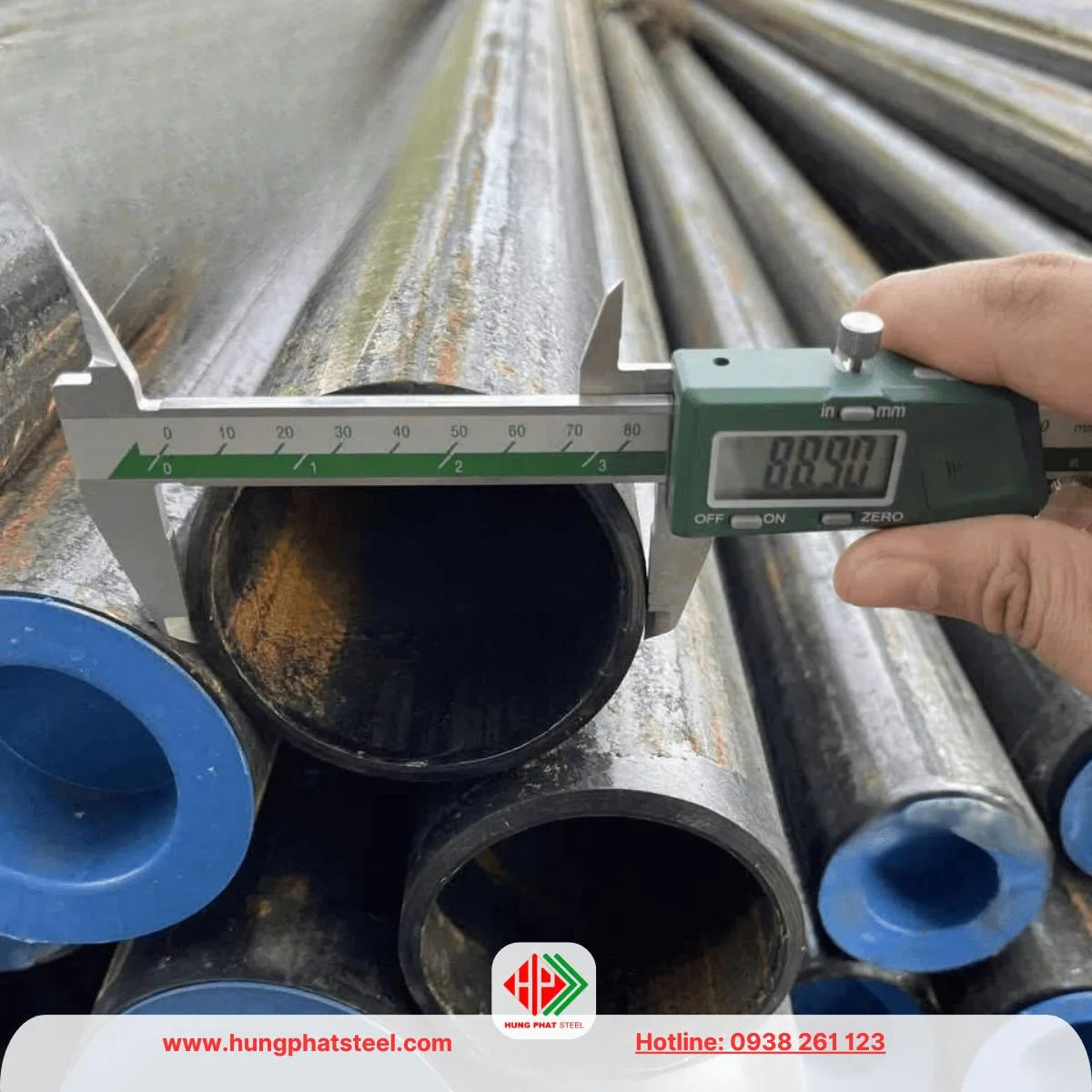 Ống thép đúc phi 90 (OD88.9 DN80)