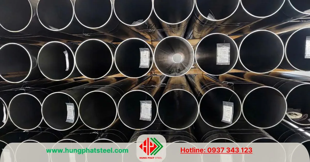 Ống thép hàn đen phi 273 Hòa Phát