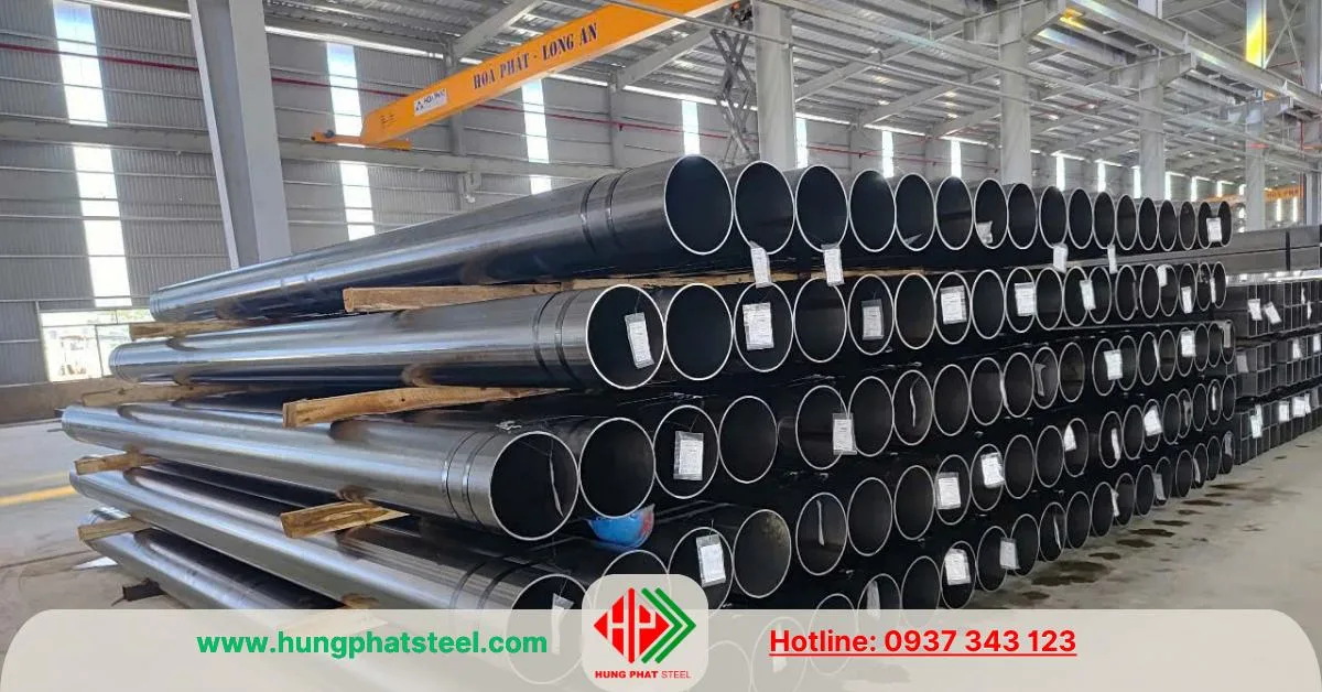 Ống thép hàn đen phi 273 Hòa Phát