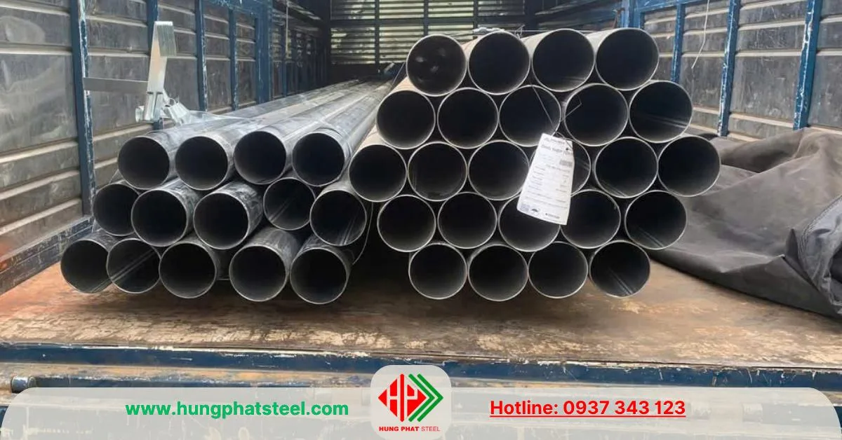 Ống thép mạ kẽm D90 Hòa Phát
