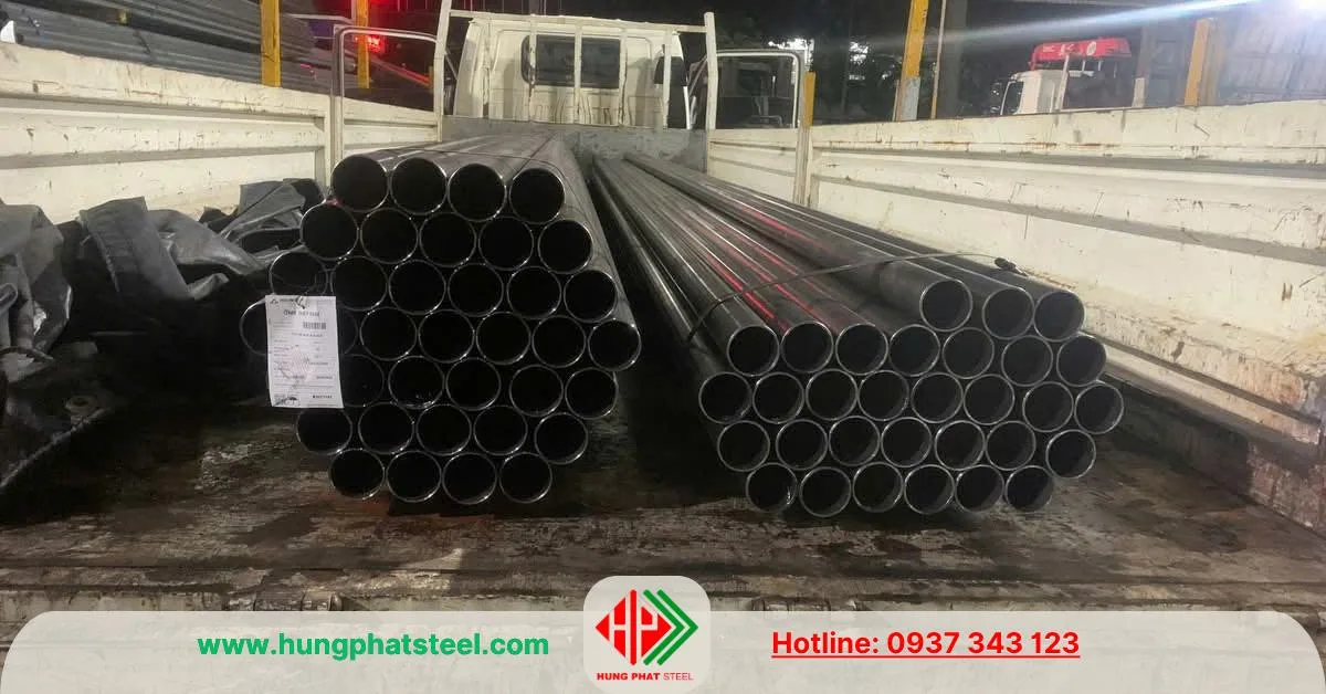Ống thép tròn đen phi 60 Hòa Phát