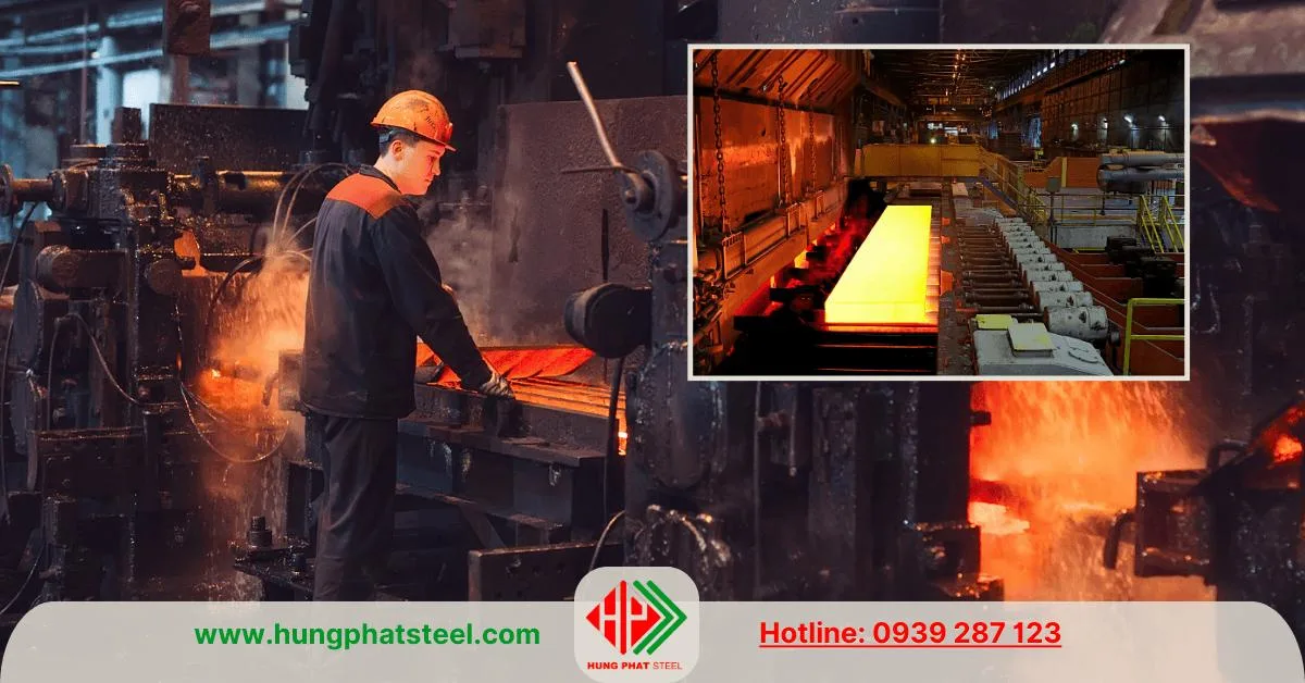 Sản xuất cán nóng thép tấm