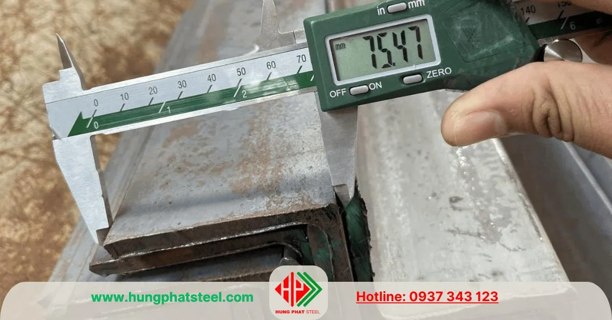 Sắt V75x75 ACS (Á Châu)