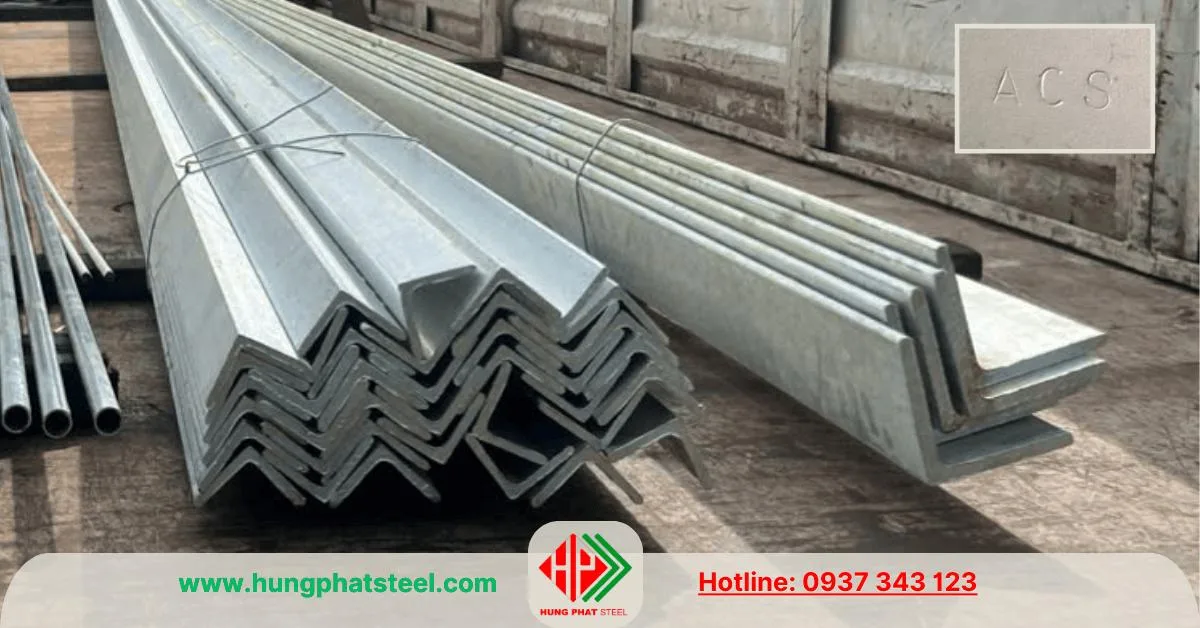 Thép V63 Á Châu mạ kẽm nhúng nóng