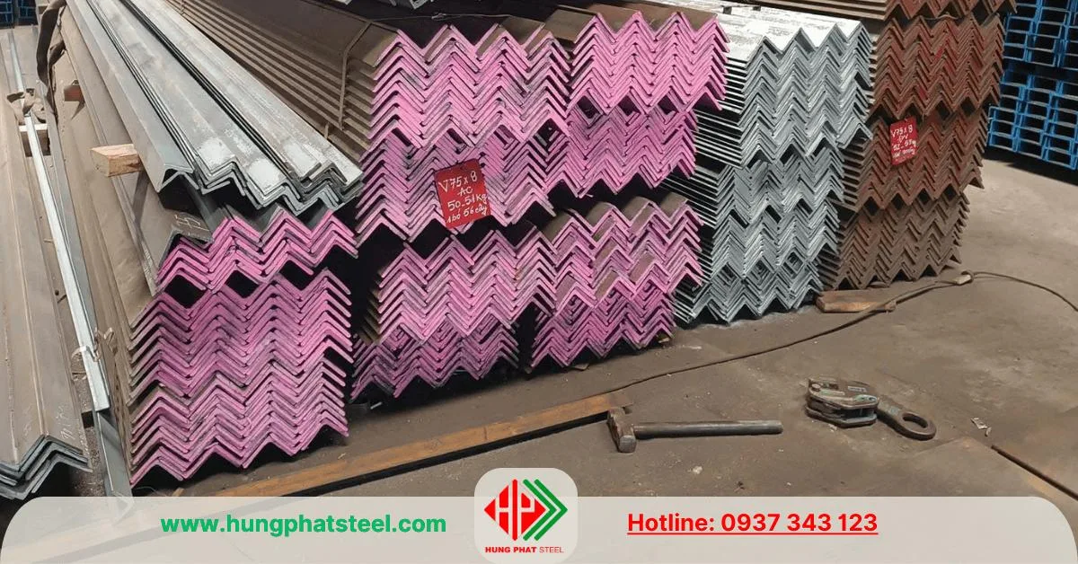 Thép V75 x 8ly Á Châu