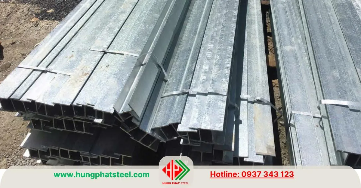 Thép hình H100 Posco mạ kẽm nhúng nóng