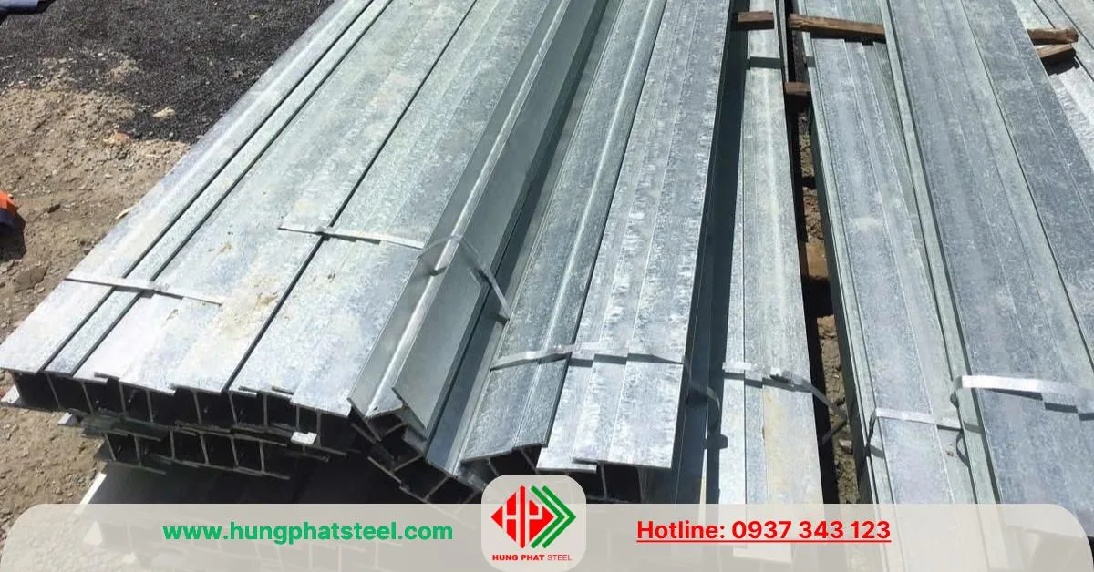 Thép hình H125 Posco mạ kẽm nhúng nóng