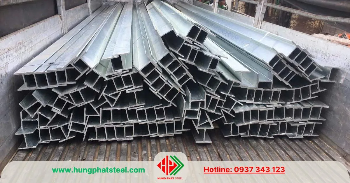 Thép hình H125 Posco mạ kẽm nhúng nóng