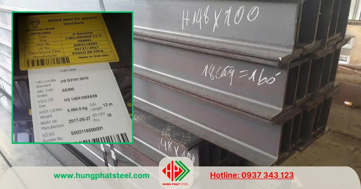 Thép hình H148 POSCO