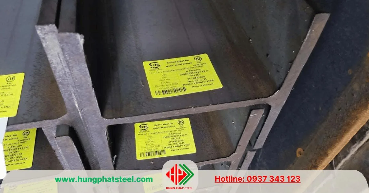 Thép hình H250x250 Posco Yamato vina